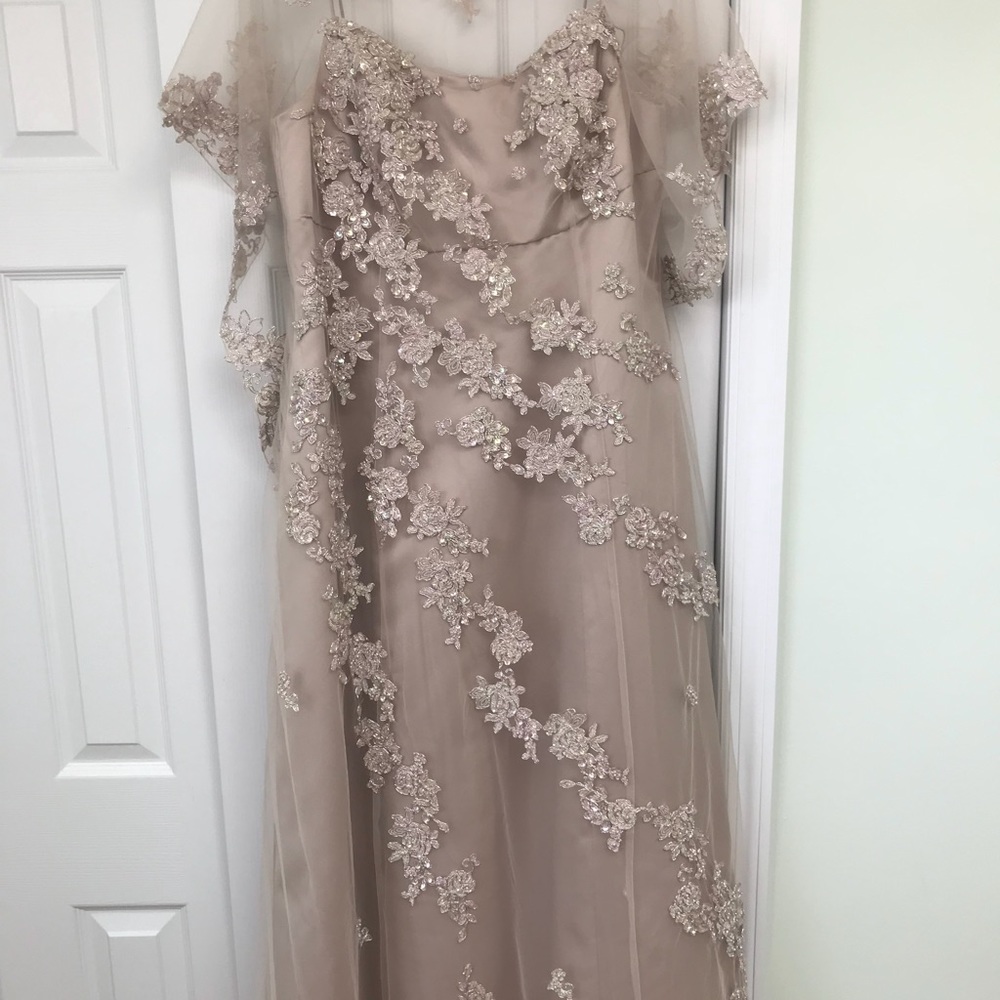 Custom Sequin Gown - image 2